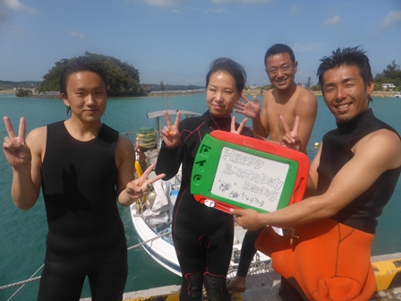 沖縄　体験ダイビング２