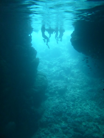 青の洞窟　スノーケル